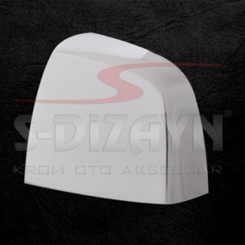 ΚΑΠΑΚΙΑ ΚΑΘΡΕΠΤΗ ΧΡΩΜΙΟΥ ΜΕΤΑΛΛΙΚΑ ΓΙΑ FIAT DOBLO PANELVAN/LAV 2010+ Ανοξείδωτο Ατσάλινο