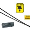 ΛΑΣΤΙΧΑ ΥΑΛΟΚΑΘΑΡΙΣΤΗΡΩΝ 61cmX6,5mm BLADE-X ΜΕ ΕΠΙΚΑΛΥΨΗ PTFE ΧΩΡΙΣ ΛΑΜΑΚΙΑ ΧΥΜΑ