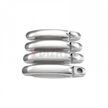 ΧΕΡΟΥΛΙΑ ΠΟΡΤΑΣ ΓΙΑ VW T5 CARAVELLE 2004+  ΧΡΩΜΙΟ ΜΕΤΑΛΛΙΚΑ 4ΤΕΜ.