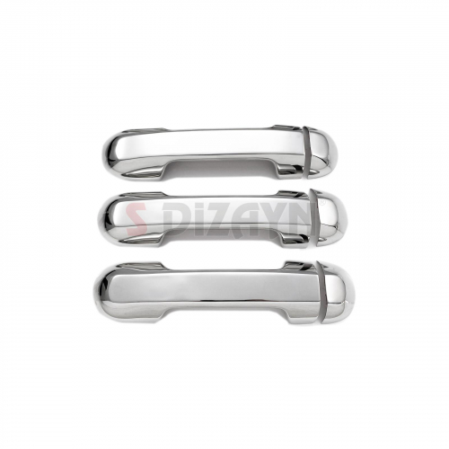 ΧΕΡΟΥΛΙΑ ΠΟΡΤΑΣ ΓΙΑ FORD TRANSIT CONNECT 2002-2014  ΧΡΩΜΙΟ ΜΕΤΑΛΛΙΚΟ 3ΤΕΜ.