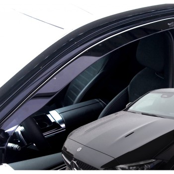 ΑΝΕΜΟΘΡΑΥΣΤΕΣ ΓΙΑ MERCEDES C-KLAS W206 4D 2021+ -  ΑΥΤΟΚΙΝΗΤΟΥ ΑΠΟ ΕΥΚΑΜΠΤΟ ΦΙΜΕ ΠΛΑΣΤΙΚΟ HEKO - 2 ΤΕΜ.