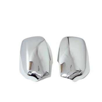 ΚΑΠΑΚΙΑ ΚΑΘΡΕΠΤΩΝ ΓΙΑ FORD FIESTA 3D/5D 2005-2008 /FOCUS/C-MAX/FUSION ΧΡΩΜΙΟΥ ΣΑΤΙΝΕ 2TEM. ΠΛΑΣΤΙΚΑ ΧΩΡΙΣ ΦΛΑΣ