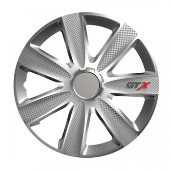 Amio - ΤΑΣΙΑ 15" VERSACO GTX SILVER CARBON -ΣΕΤ 4 ΤΕΜ. ΣΕ ΚΟΥΤΙ (2673/AM)