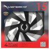 Amio - ΤΑΣΙΑ 15" HUBCAP VECTOR RC SILVER BLACK - ΣΕΤ 4 ΤΕΜ. ΣΕ ΚΟΥΤΙ (5230/AM)