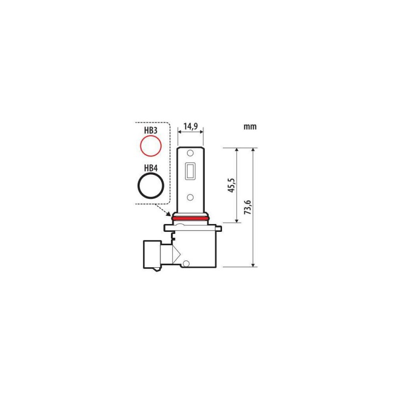 Lampa - LED Λάμπα Αυτοκινήτου Halo Venus Series HB3 / HB4 12V 10W Quick-Fit – Υψηλής Φωτεινότητας, Fanless Technology - 1 τεμ. (L5767.5)