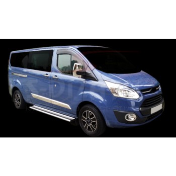 ΚΑΠΑΚΙΑ ΚΑΘΡΕΠΤΗ ΧΡΩΜΙΟΥ ΜΕΤΑΛΛΙΚΑ ΓΙΑ FORD TOURNEO CUSTOM C-CERIES COURIER 2012+ ΧΡΩΜΙΟ