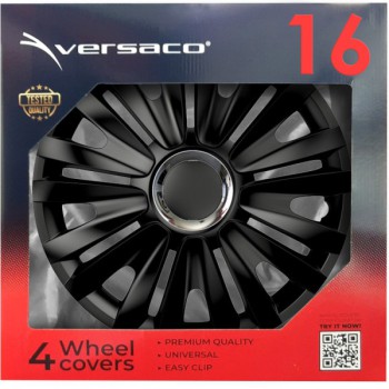 Amio - ΤΑΣΙΑ 16" ROYAL RC BLACK ΣΕΤ 4 ΤΕΜ ΣΕ ΚΟΥΤΙ (6179/AM)