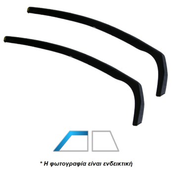 ΑΝΕΜΟΘΡΑΥΣΤΕΣ ΓΙΑ HONDA ACCORD 4D 2008+ ΖΕΥΓΑΡΙ ΑΠΟ ΕΥΚΑΜΠΤΟ ΦΙΜΕ ΠΛΑΣΤΙΚΟ HEKO - 2 ΤΕΜ.