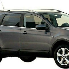 TRIM  ΠΑΡΑΘΥΡΩΝ ΑΥΤΟΚΟΛΛΗΤΑ ΧΡΩΜΙΟΥ 4ΤΕΜ. ΓΙΑ NISSAN QASHQAI+2 5D 2010-2014