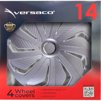 Amio - ΤΑΣΙΑ 14" WIND RC ΑΣΗΜΙ - ΣΕΤ 4ΤΕΜ ΣΕ ΚΟΥΤΙ (6749/AM)