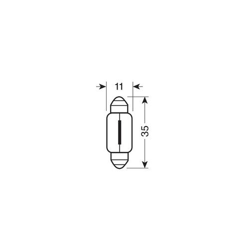 C5W 24V 5W SV8,5-8 11x35mm 2ΤΕΜ.