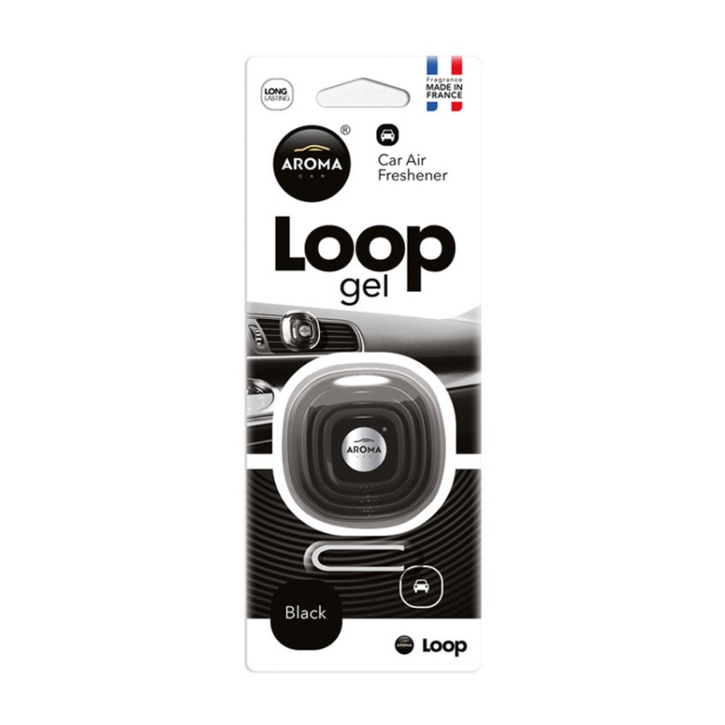 Amio - ΑΡΩΜΑΤΙΚΟ ΑΕΡΑΓΩΓΟΥ AROMA CAR LOOP BLACK - 1 ΤΕΜ. (A63113/AM)
