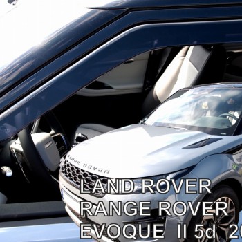 ΑΝΕΜΟΘΡΑΥΣΤΕΣ ΓΙΑ LAND ROVER RANGE ROVER EVOQUE 5D 2018+ ΖΕΥΓΑΡΙ ΑΠΟ ΕΥΚΑΜΠΤΟ ΦΙΜΕ ΠΛΑΣΤΙΚΟ HEKO - 2 ΤΕΜ.