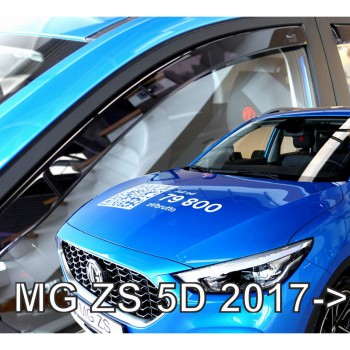 ΑΝΕΜΟΘΡΑΥΣΤΕΣ ΓΙΑ MG ZS 5D 2017+ ΖΕΥΓΑΡΙ ΑΠΟ ΕΥΚΑΜΠΤΟ ΦΙΜΕ ΠΛΑΣΤΙΚΟ HEKO - 2 ΤΕΜ.