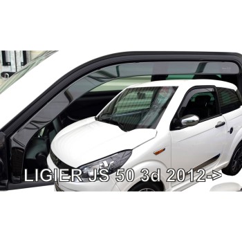 ΑΝΕΜΟΘΡΑΥΣΤΕΣ ΓΙΑ LIGIER JS 50 3D 2013+ ΖΕΥΓΑΡΙ ΑΠΟ ΕΥΚΑΜΠΤΟ ΦΙΜΕ ΠΛΑΣΤΙΚΟ HEKO - 2 ΤΕΜ.