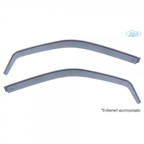 ΖΕΥΓΑΡΙ ΜΠΡΟΣΤΙΝΟΙ ΑΝΕΜΟΘΡΑΥΣΤΕΣ ΓΙΑ TOYOTA HILUX XCAB 2D 1997-2005 ΑΠΟ ΕΥΚΑΜΠΤΟ ΧΥΤΟ ΑΚΡΥΛΙΚΟ ΓΥΑΛΙ (CAST ACRYLIC GLASS) DGA - 2 ΤΕΜ.