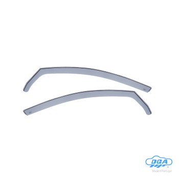 ΖΕΥΓΑΡΙ ΜΠΡΟΣΤΙΝΟΙ ΑΝΕΜΟΘΡΑΥΣΤΕΣ ΓΙΑ VW GOLF 5 5D 2003-2008 ΑΠΟ ΕΥΚΑΜΠΤΟ ΧΥΤΟ ΑΚΡΥΛΙΚΟ ΓΥΑΛΙ DGA - 2 ΤΕΜ.