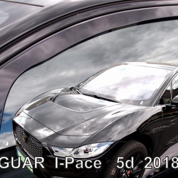 ΑΝΕΜΟΘΡΑΥΣΤΕΣ ΓΙΑ JAGUAR I-PACE 5D 2018+  ΖΕΥΓΑΡΙ ΑΠΟ ΕΥΚΑΜΠΤΟ ΦΙΜΕ ΠΛΑΣΤΙΚΟ HEKO - 2 ΤΕΜ.