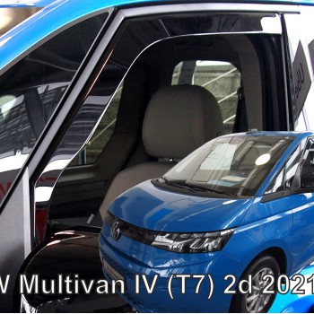 ΑΝΕΜΟΘΡΑΥΣΤΕΣ ΓΙΑ VW MULTIVAN T7 2D 2021+ ΖΕΥΓΑΡΙ ΑΠΟ ΕΥΚΑΜΠΤΟ ΦΙΜΕ ΠΛΑΣΤΙΚΟ HEKO - 2 ΤΕΜ.