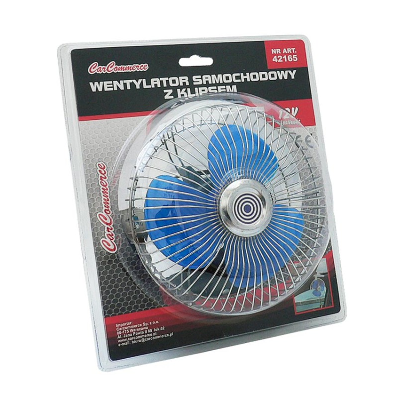 Amio - ΑΝΕΜΙΣΤΗΡΑΣ ΑΝΑΠΤΗΡΑ 24V - 17,5 cm ΜΕ ΚΛΙΠ ΣΤΗΡΙΞΗΣ (ΠΕΡΙΣΤΡΕΦΟΜΕΝΟΣ/ΜΕΤΑΛΛΙΚΟΣ)​ - 1 ΤΕΜ. 