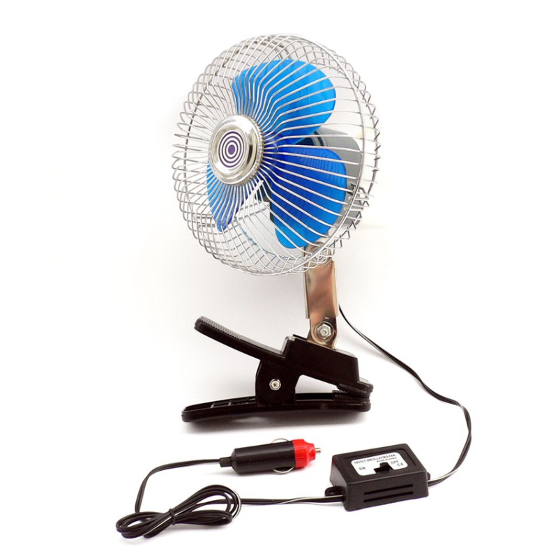 Amio - ΑΝΕΜΙΣΤΗΡΑΣ ΑΝΑΠΤΗΡΑ 24V - 17,5 cm ΜΕ ΚΛΙΠ ΣΤΗΡΙΞΗΣ (ΠΕΡΙΣΤΡΕΦΟΜΕΝΟΣ/ΜΕΤΑΛΛΙΚΟΣ)​ - 1 ΤΕΜ. 