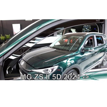 ΑΝΕΜΟΘΡΑΥΣΤΕΣ ΓΙΑ MG ZS 5D 2024+ ΖΕΥΓΑΡΙ ΑΠΟ ΕΥΚΑΜΠΤΟ ΦΙΜΕ ΠΛΑΣΤΙΚΟ HEKO - 2 ΤΕΜ.