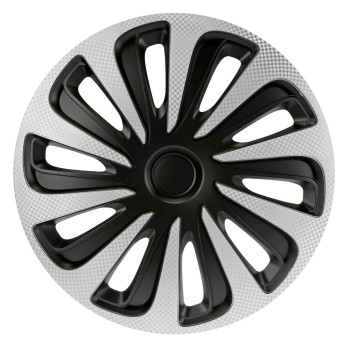 Lampa - Τάσι Αυτοκινήτου 17’’ Kojin Carbon TECH-ONE από υλικό ABS Ασημί / Μαύρο - 1 TEM (L3147.5)