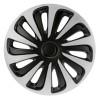 Lampa - Σετ Τάσια Αυτοκινήτου 15’’ Kojin Carbon TECH-ONE από υλικό ABS Ασημί / Μαύρο - 4 TEM (L3147.9)