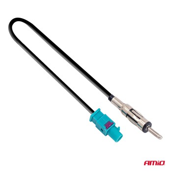 Amio – Αντάπτορας Κεραίας FAKRA σε DIN 12V 5A για Σταθερό Σήμα & Αξιόπιστη Σύνδεση – 1 Τεμ. (04443/AM)