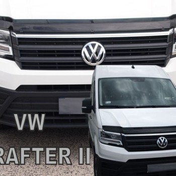 Heko - Ανεμοθραύστης Καπό Για VW Crafter II 2017 > / MAN TGE 2017 > υλικό Acrylic Χρώμα Φιμέ - 1 τεμ. (ΑΝΕΜ.F.02153)