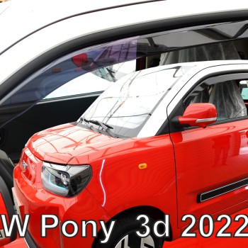 Heko - Ανεμοθραύστες Παραθύρων Για BAW Pony 2022 > 3πορτο υλικό Acrylic Χρώμα Φιμέ - 2 τεμ. (ΑΝΕΜ.15021)