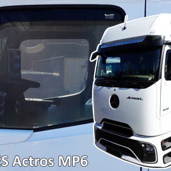 Heko - Ανεμοθραύστες Παραθύρων Για Mercedes Benz Actros MP6 2025 > 2πορτο υλικό Acrylic Χρώμα Φιμέ - 2 τεμ. (ΑΝΕΜ.23658/TRUCK)