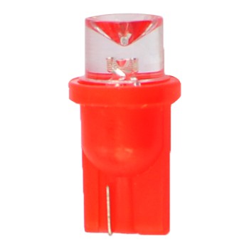 T10 W5W 12V W2,1x9,5d LED 1xFlux 8mm ΚΟΚΚΙΝΟ ΔΙΑΘΛΑΣΗΣ (ΚΑΡΦΩΤΟ ΑΚΑΛΥΚΟ) 1ΤΕΜ. M-TECH