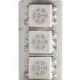 ΛΑΜΠΑΚΙΑ ΠΛΑΦΟΝΙΕΡΑΣ C5W/C10W 12V 0,72W SV8,5 36mm CAN-BUS LED 3xSMD5050 PREMIUM ΜΠΛΕ 1ΤΕΜ. M-TECH