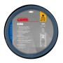 Lampa - Κάλυμμα Τιμονιού AURA (M) 37/39cm Μαύρο ένθετο με γυαλάδα / Μπλέ άοσμο μαλακό Skeentex - 1 τεμ. (L3290.8)