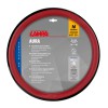 Lampa - Κάλυμμα Τιμονιού AURA  (M) 37/39cm Μαύρο ένθετο με γυαλάδα / Κόκκινο άοσμο μαλακό Skeentex - 1 τεμ. (L3290.9)
