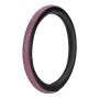 ΚΑΛΥΜΜΑ ΤΙΜΟΝΙΟΥ DIAMONDS PINK (Μ) 37/39cm ΣΥΝΘΕΤΙΚΟ ΔΕΡΜΑ SKEENTEX ΜΑΥΡΟ/POZ LAMPA  - 1 ΤΕΜ.