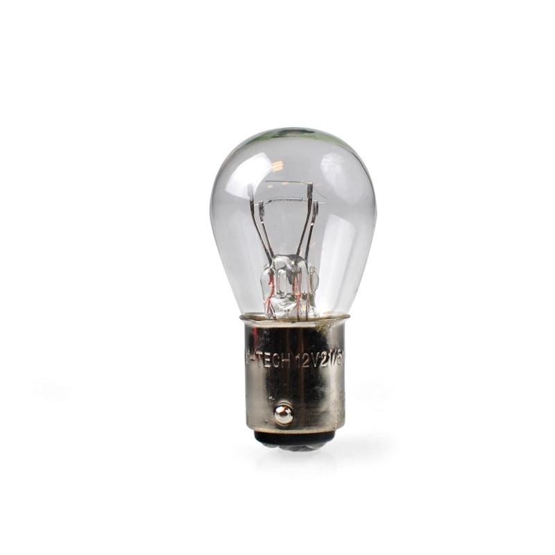P21/5W 24V BAY15d 6xSMD5050 LED ΚΟΚΚΙΝΟ M-TECH - 1 τεμ.