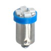 ΛΑΜΠΑΚΙΑ T4W 12V 0,24W BA9s (ΜΙΝΙΟΝ) LED 4xSMD2835 ΜΠΛΕ BLISTER M-TECH - 2 τεμ.