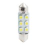 ΛΑΜΠΑΚΙΑ ΠΛΑΦΟΝΙΕΡΑΣ C5W/C10W 12V 0,48W SV8,5 36mm LED 6xSMD3528 ΠΡΑΣΙΝΟ BLISTER 2ΤΕΜ. M-TECH