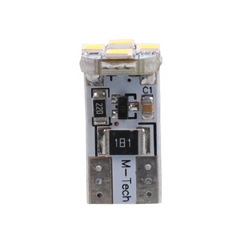 T10 W5W 12V W2,1x9,5d LED 4xSMD3528 ΛΕΥΚΟ (ΚΑΡΦΩΤΟ CAN-BUS) OSRAM LED BLISTER 2ΤΕΜ. M-TECH