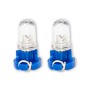 ΛΑΜΠΑΚΙΑ LED T3 12V LED 6.000K ΜΠΛΕ ΦΩΣ 8mm DGA - 2ΤΕΜ.