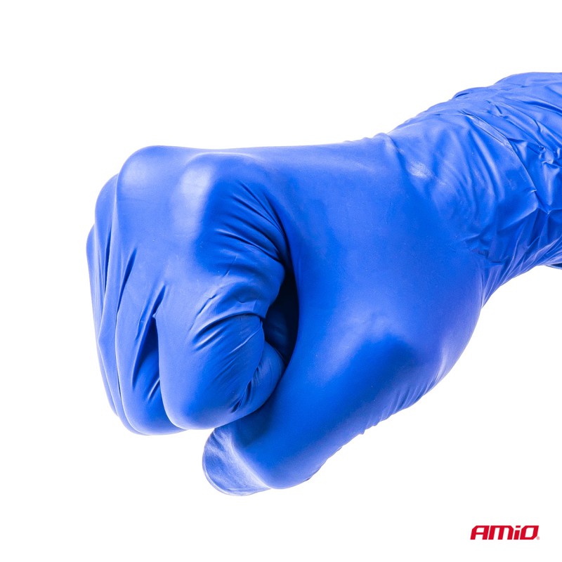 Amio - ΓΑΝΤΙΑ ΝΙΤΡΙΛΙΟΥ MERCATOR NITRYLEX BASIC ΣΕ ΜΠΛΕ ΧΡΩΜΑ MEDIUM (M) - 100 ΤΕΜ. (MER02957/AM)