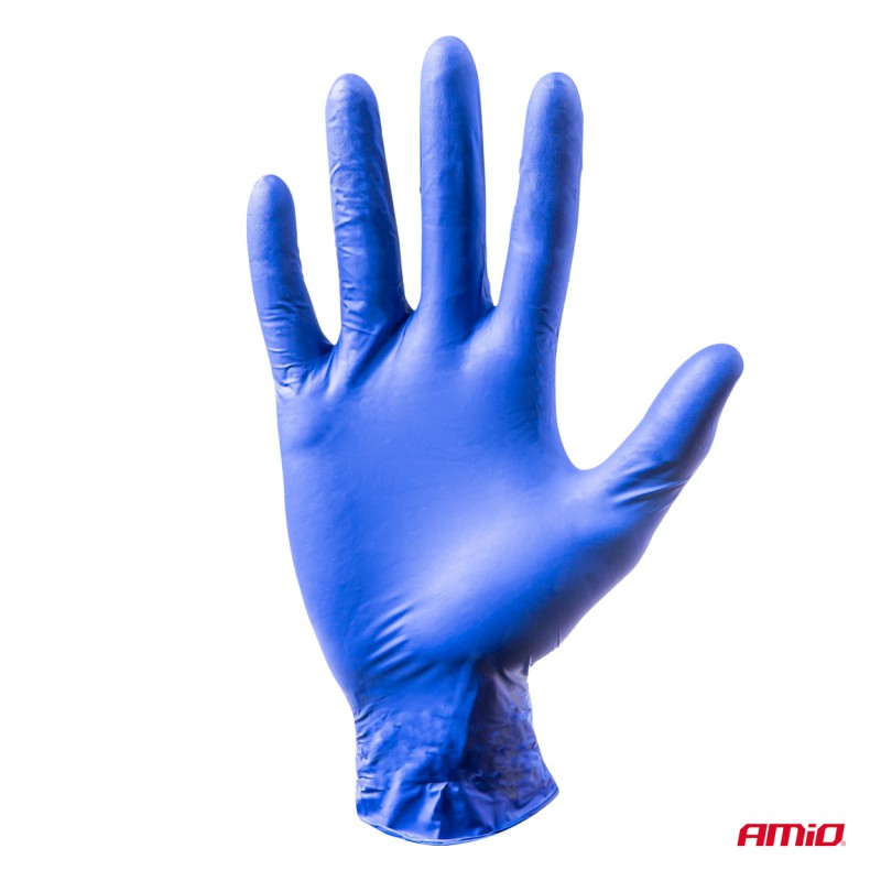 Amio - ΓΑΝΤΙΑ ΝΙΤΡΙΛΙΟΥ MERCATOR NITRYLEX BASIC ΣΕ ΜΠΛΕ ΧΡΩΜΑ X-LARGE (XL) - 100 ΤΕΜ. (MER02959/AM)