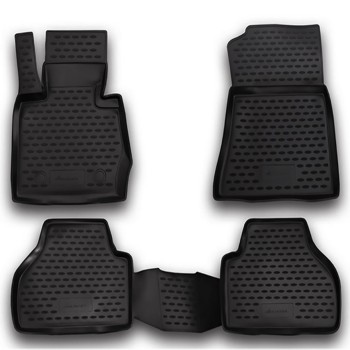 ΠΑΤΑΚΙΑ ΣΕ ΣΚΑΦΗ TPE ΛΑΣΤΙΧΟ ΓΙΑ BMW X3 F25 2010-2017  ΣΕ ΜΑΥΡΟ ΧΡΩΜΑ NOVLINE - 4 ΤΕΜ.