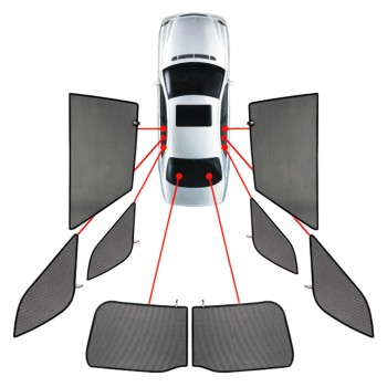 CarShades - ΚΟΥΡΤΙΝΑΚΙΑ  CAR SHADES ΓΙΑ BMW ΣΕΙΡΑ 2 F46 GRAND TOURER 5D 2014+ - 8ΤΕΜ. (PVC.BMW-2SGT-5-A)
