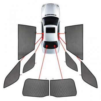 CarShades - ΚΟΥΡΤΙΝΑΚΙΑ  CAR SHADES ΓΙΑ MERCEDES GLC COUPE 5D 2016-2022- 8 ΤΕΜ. (PVC.MB-GLCC-5-A)
