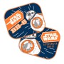 Amio - ΗΛΙΟΠΡΟΣΤΑΣΙΕΣ ΠΛΑΙΝΕΣ STAR WARS BB8 ΜΕ ΒΕΝΤΟΥΖΑ 44x35cm - 2 Τεμ. (S59315/AM)