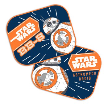 Amio - ΗΛΙΟΠΡΟΣΤΑΣΙΕΣ ΠΛΑΙΝΕΣ STAR WARS BB8 ΜΕ ΒΕΝΤΟΥΖΑ 2TEM (44x35cm) (S9315/AM)