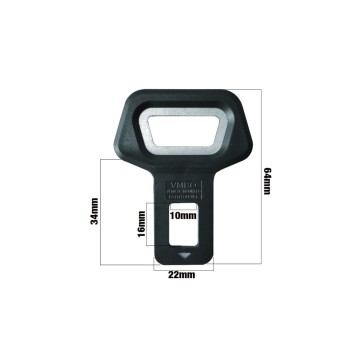 ΑΠΕΝΕΡΓΟΠΟΙΗΤΗΣ ΖΩΝΗΣ MINI MUTO UNIVERSAL ΜΑΥΡΟ/ΧΡΩΜΙΟ 64x22mm​ SIMONI RACING - 1 TEM